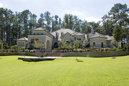 Mediterranean Style New Home in Holly Creek of Tomball, Texas