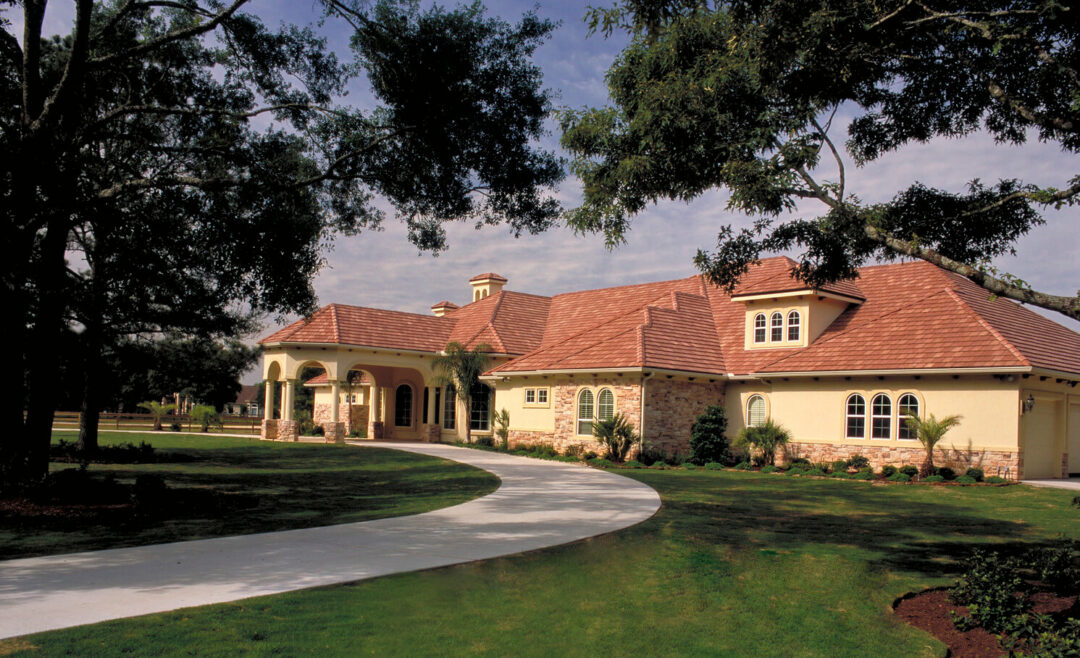 Mediterranean Style New Home in Tomball, Texas
