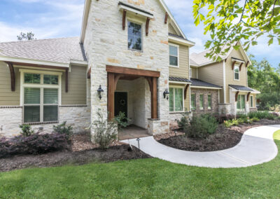 Traditional Style New Home and Pool in Crown Ranch of Magnolia, Texas