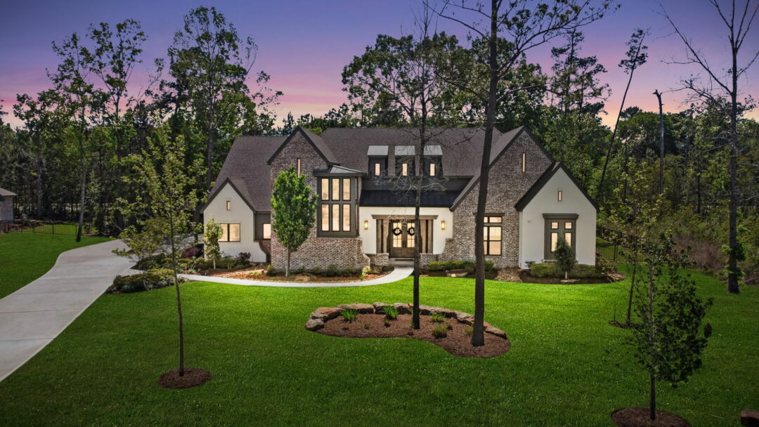 Transitional European Style New Home in Benders Landing Estates of Spring, Texas