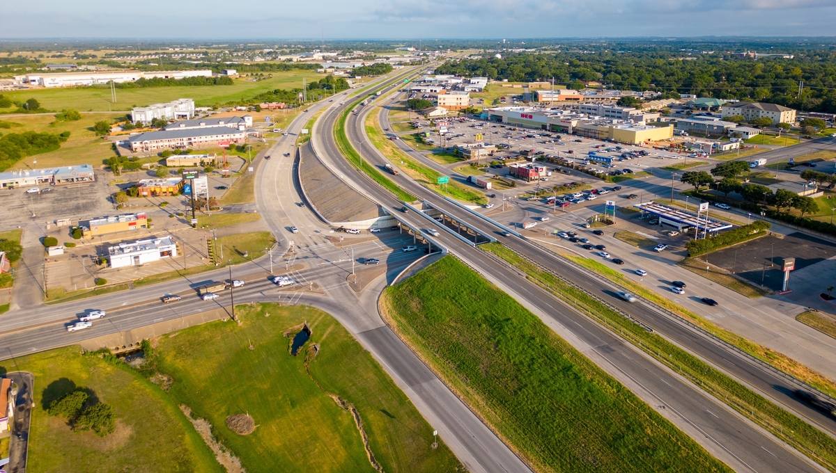 Brenham,,Tx,,Usa,-,July,24,,2023:,Aerial,Drone,Photo